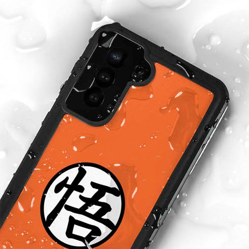 Dragon Ball Z Goku Iconic Kanji Symbol Galaxy S24 Plus Waterproof Case